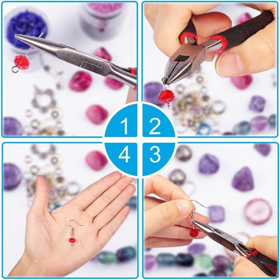 DIY Jewelry Making Kit – Beading Wires, Pliers, Findings