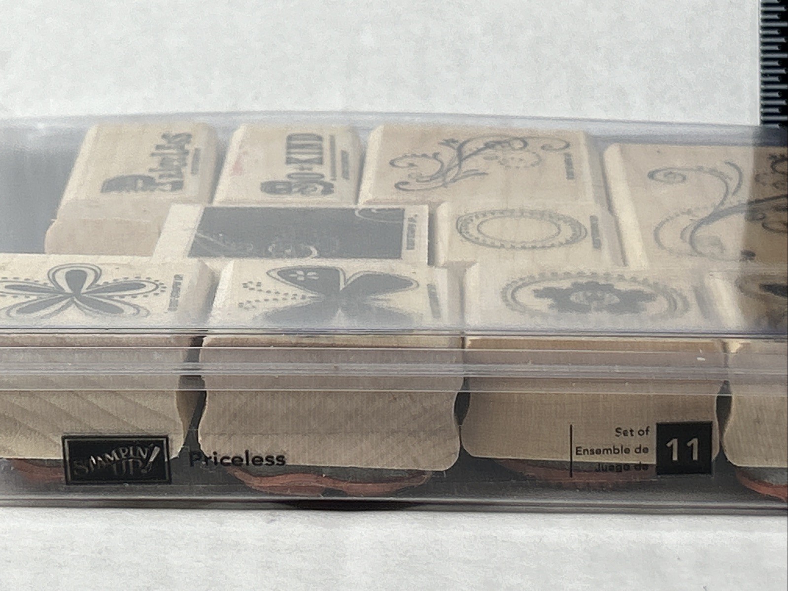 Stampin Up! Priceless Rubber Stamps Heart Butterfly Mixed Themes Flowers