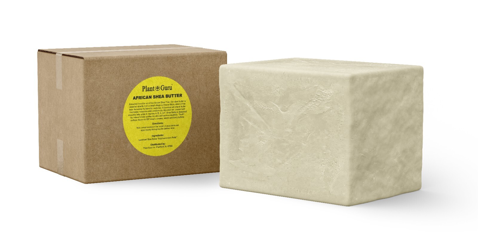 Raw African Shea Butter 12 oz. 100% Pure Organic Unrefined Natural From Ghana
