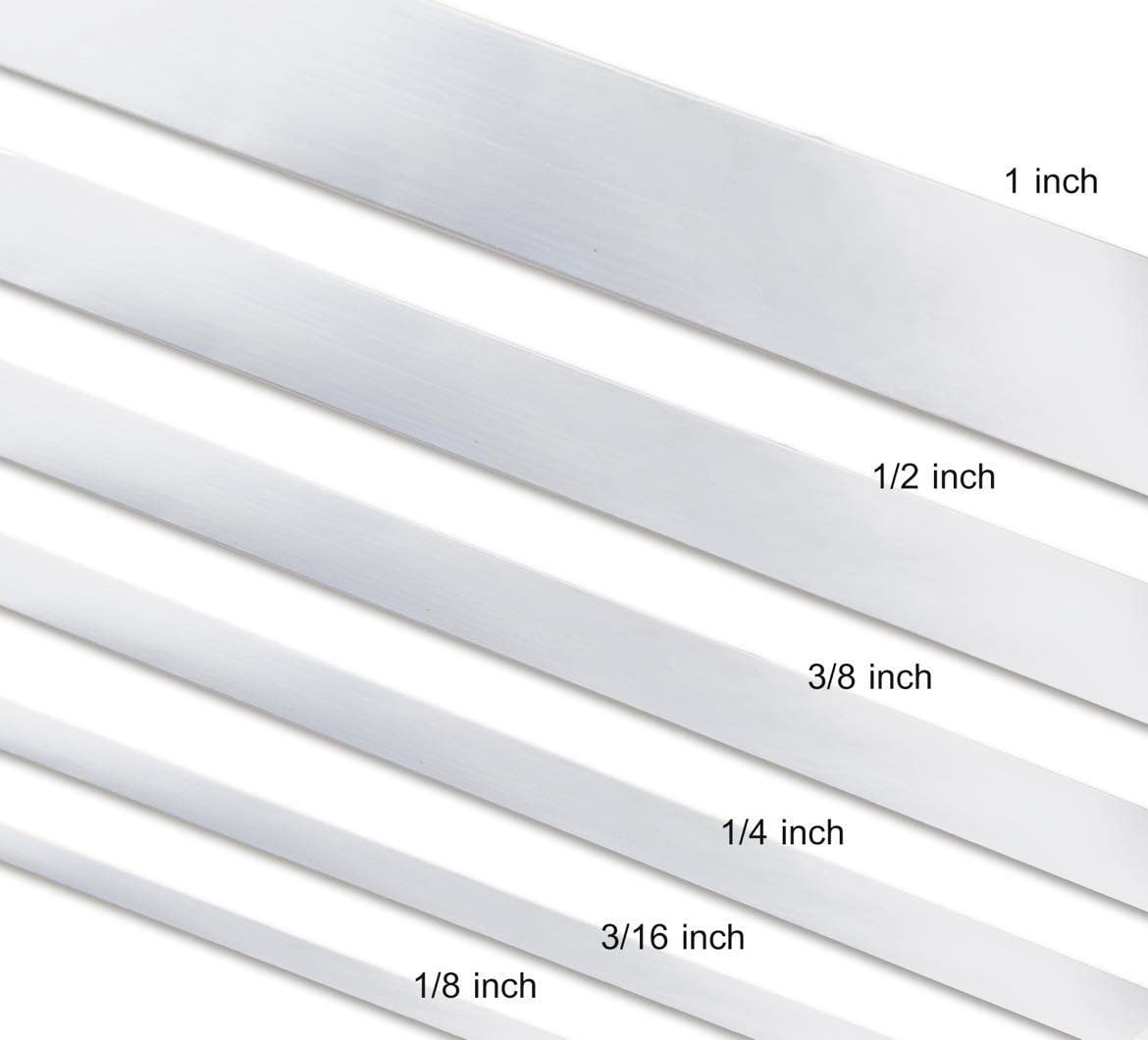 925 Sterling Silver Bezel Strip Wire 1/8″ 28 Gauge 1 Ft CRAFT WIRE