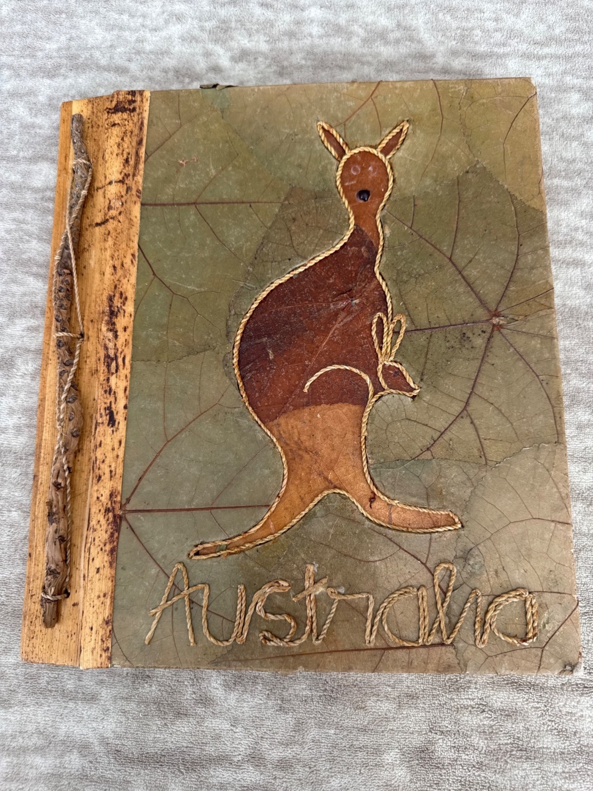 Artisan Made Australia Kangaroo Photo Album Scrapbook New