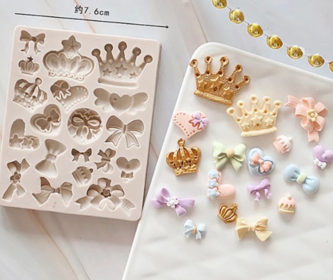 Multiple MINI Bow Bowknots Shape Cake Mold Chocolate Mold for the Kitchen Baking
