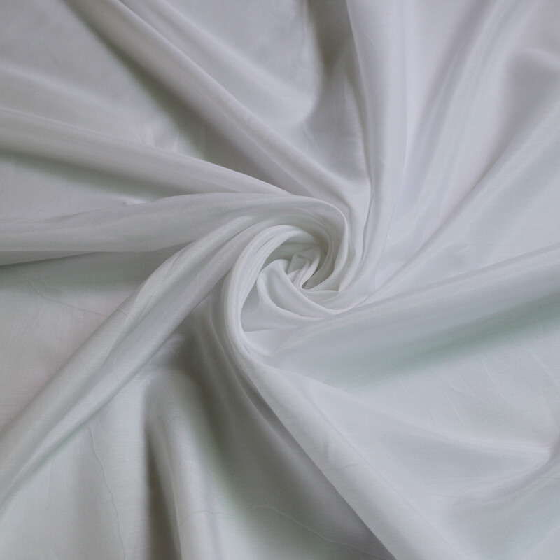 1Yard*140cm Natural silk/cotton fabric pure white silk material for dress lining