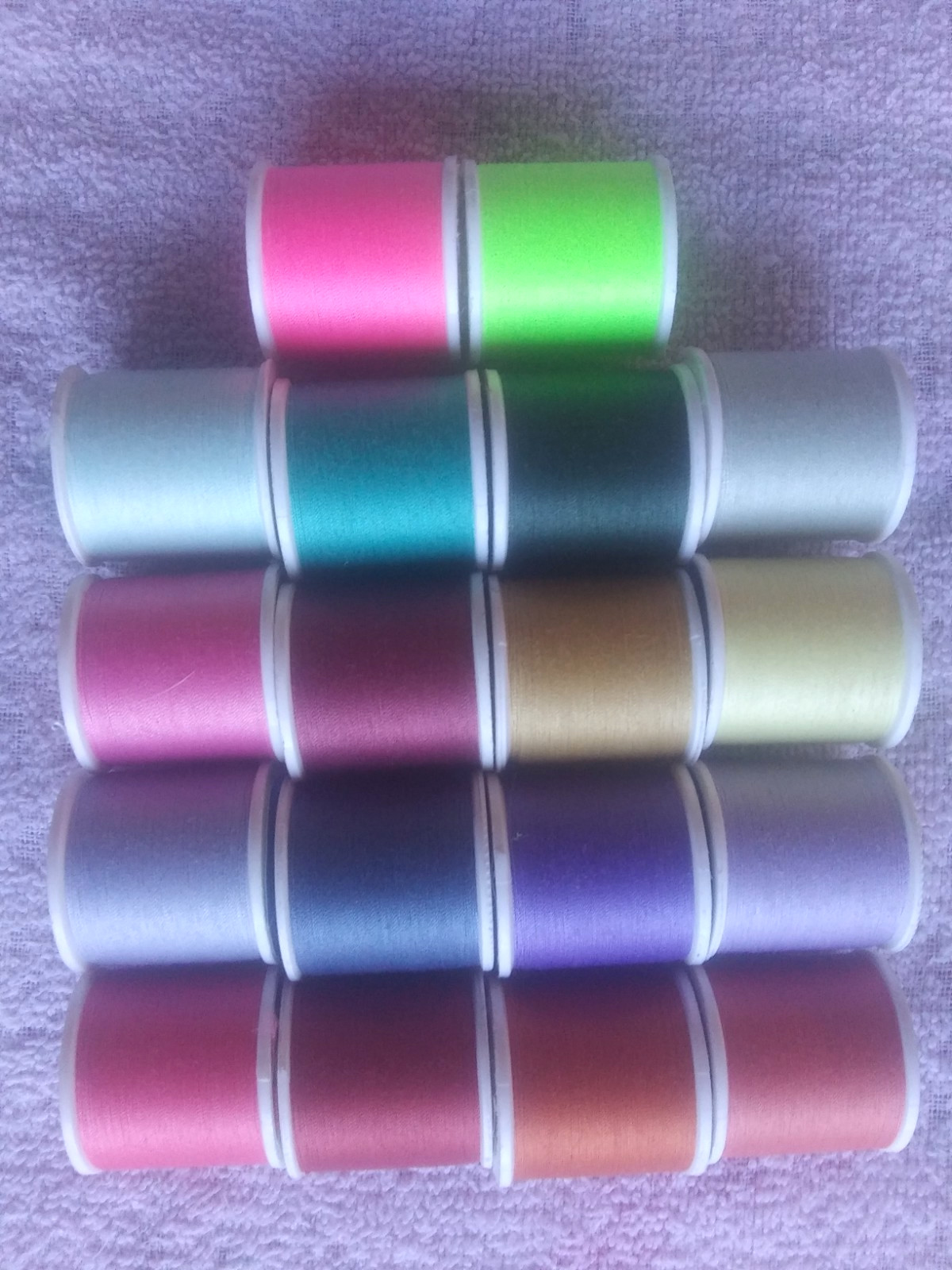 18 Coats & Clark All Purpose Thread~135 yds ea~Polyester~Various Colors Neons