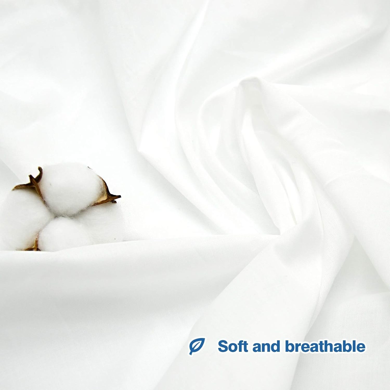 Luxurious 5 Yards of Soft White Cotton – Perfect for Quilting and Decorations