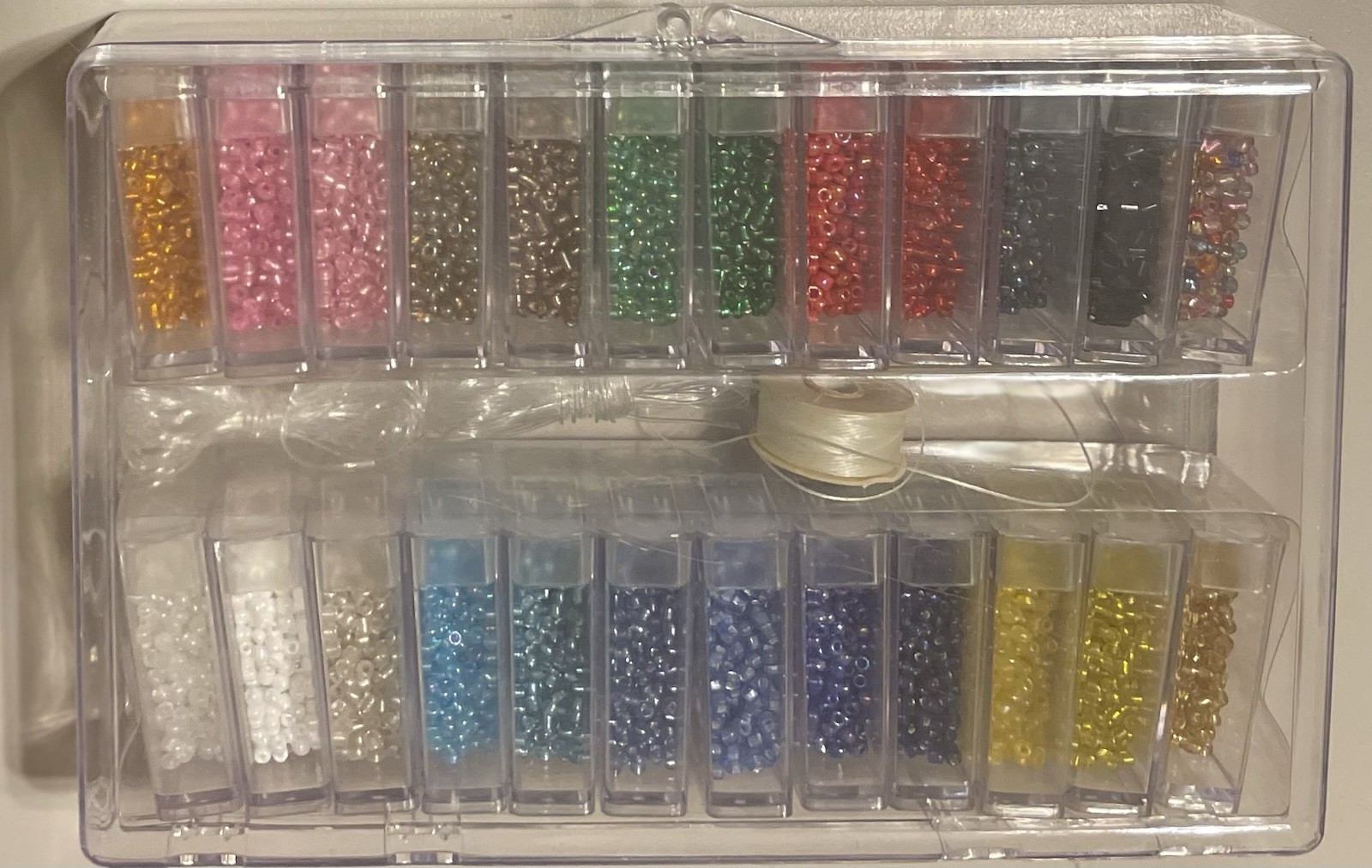 CRAFT LOT 9 LB BEADS MANY SIZES MATERIALS NEW IN PACK & LOOSE BEADS TINY & BIG