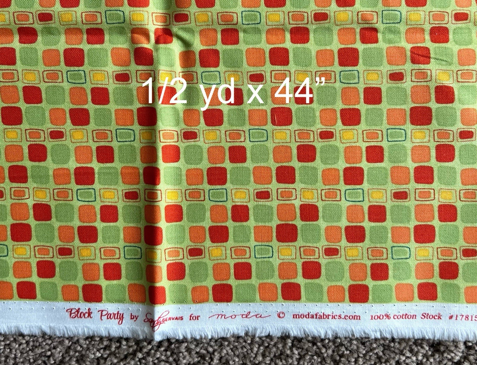 3-1/2 Yd Lot Coordinating Cotton Quilt Fabric Moda + Henry Glass & Company
