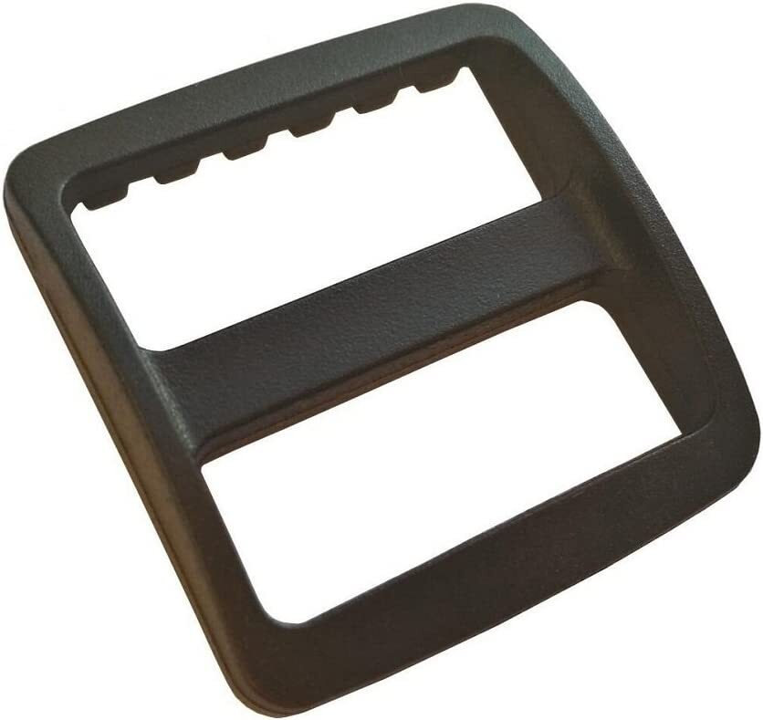 1 inch Black Plastic Wide Mouth Tri-Glide Slide for Bag Straps, Dog Collar