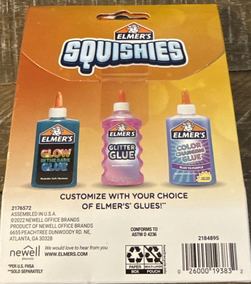 Elmers Squishies Secret Solution Refill Pack-Brand New-SHIPS N 24 HOURS