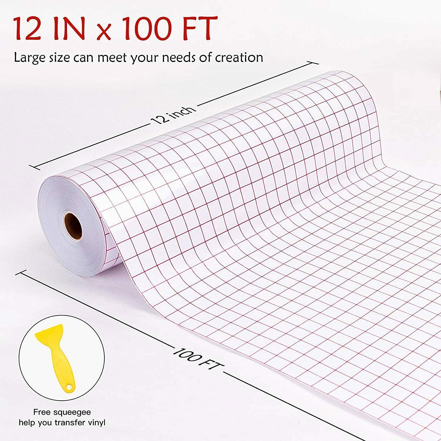 Vinyl Transfer Paper Tape Roll Craft Application Paper Transfer Paper for Cricut
