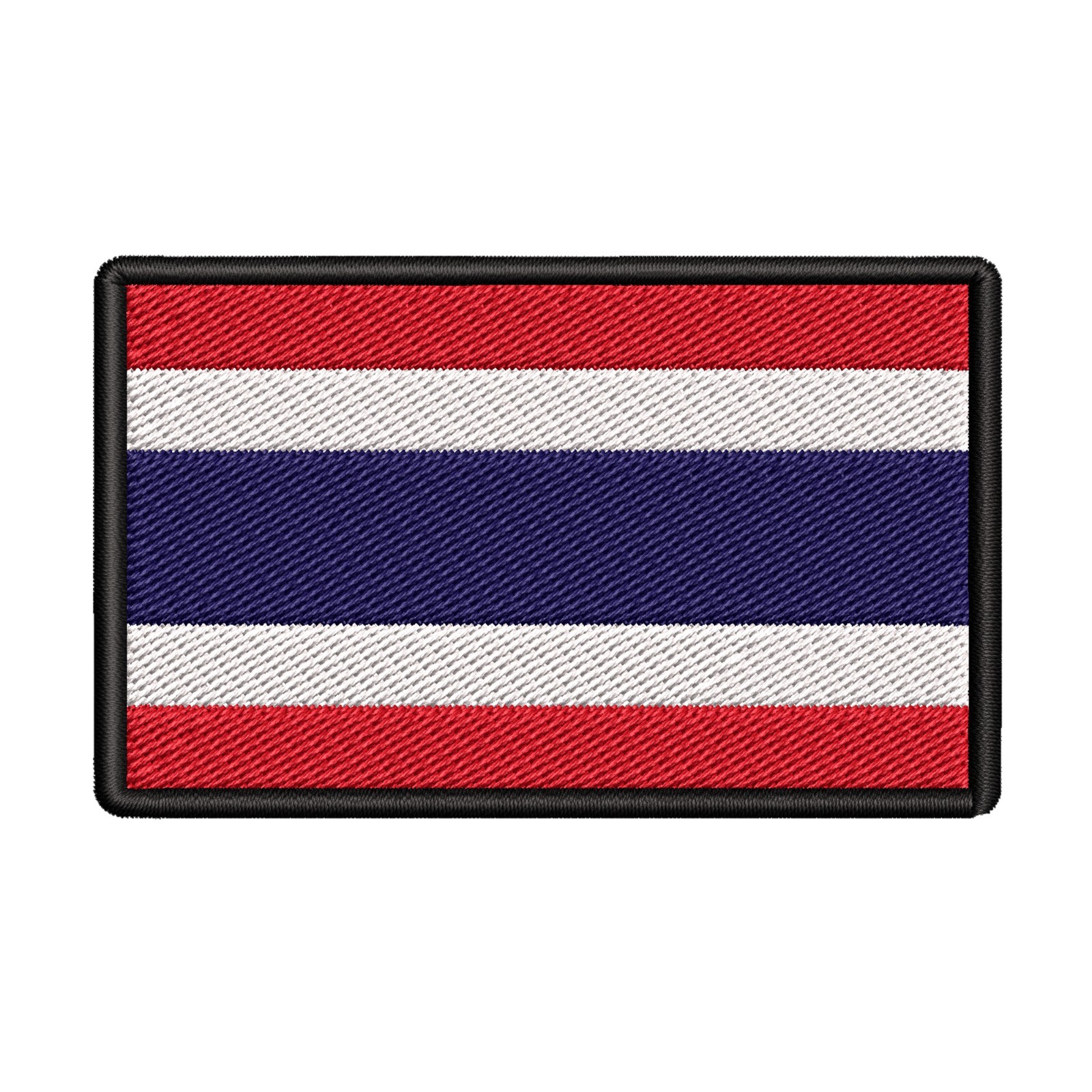 THAILAND FLAG embroidered iron-on PATCH Ratcha Anachak Thai EMBLEM APPLIQUE new