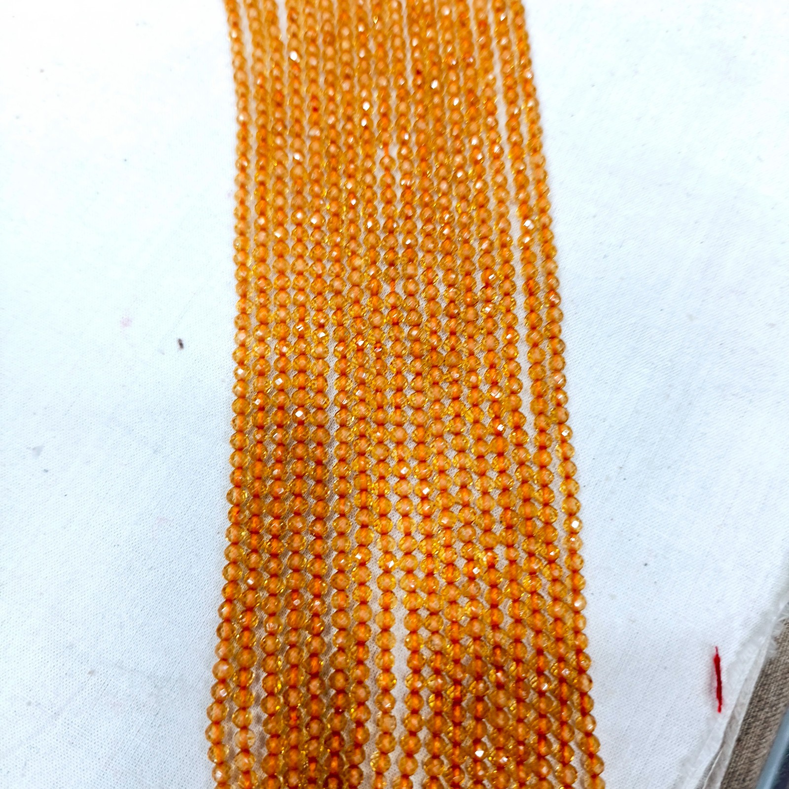 Topaz Faceted Flat Tire Shape Gemstone Beads,17″ Fine Shaded Brown Topaz Wheel