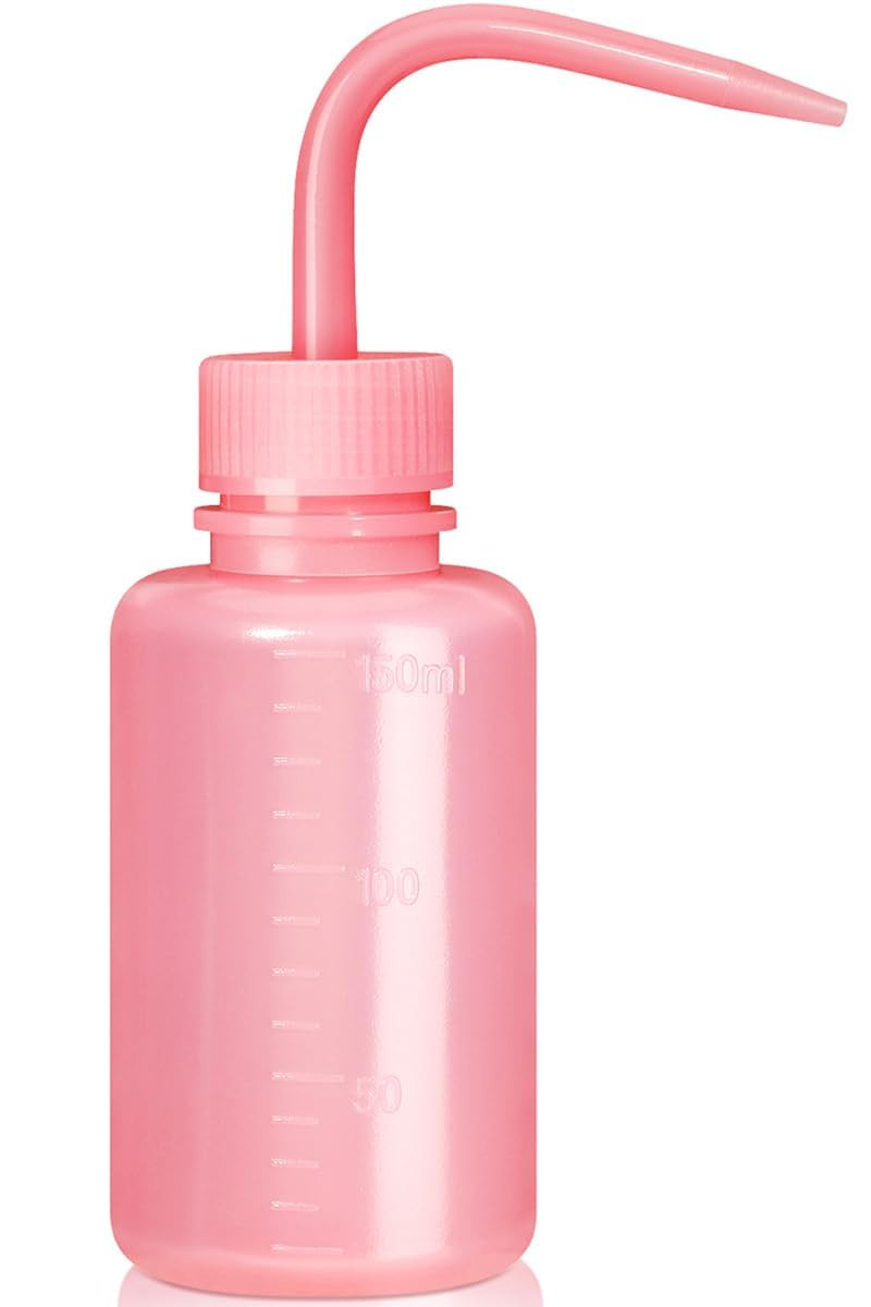 150ML Pink Wash bottles squeeze 5.1oz Mini Professional, Water Bottle for Lash E