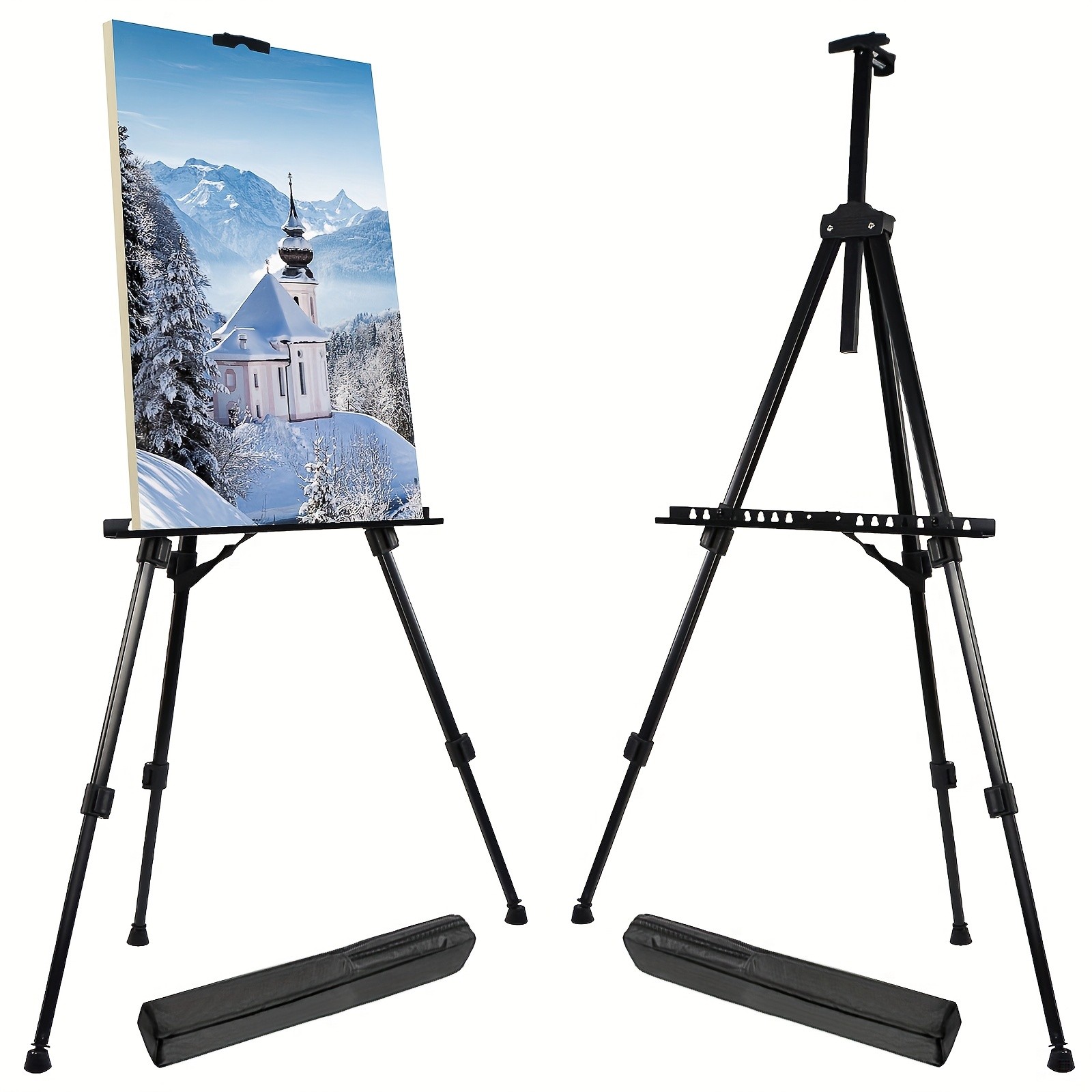 66inch Adjustable Display Easel Folding Portable Floor Standing Tripod for Party