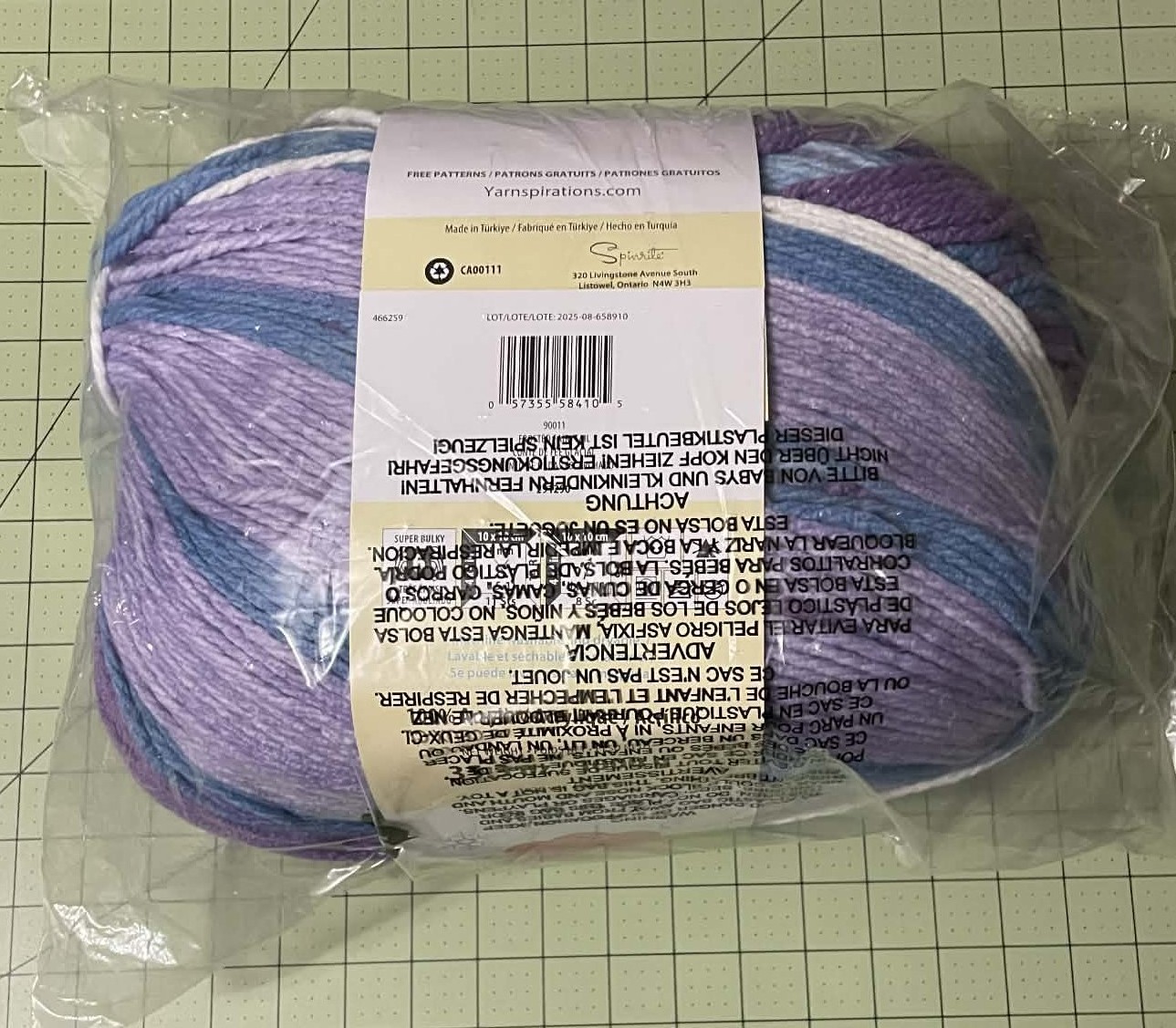 Yarnspirations Caron Anniversary Cakes Yarn FROSTED FAIRYTALE 35oz 1000g
