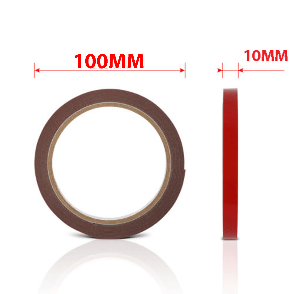 New ROLLS Auto Tape Acrylic Foam DOUBLE SIDED Back 3m x10mm Mounting Adhesive