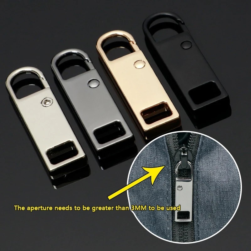 2x Zipper Fixer Repair Pull Tap for Pants, Luggage, Boots, Bags Replacement Tool