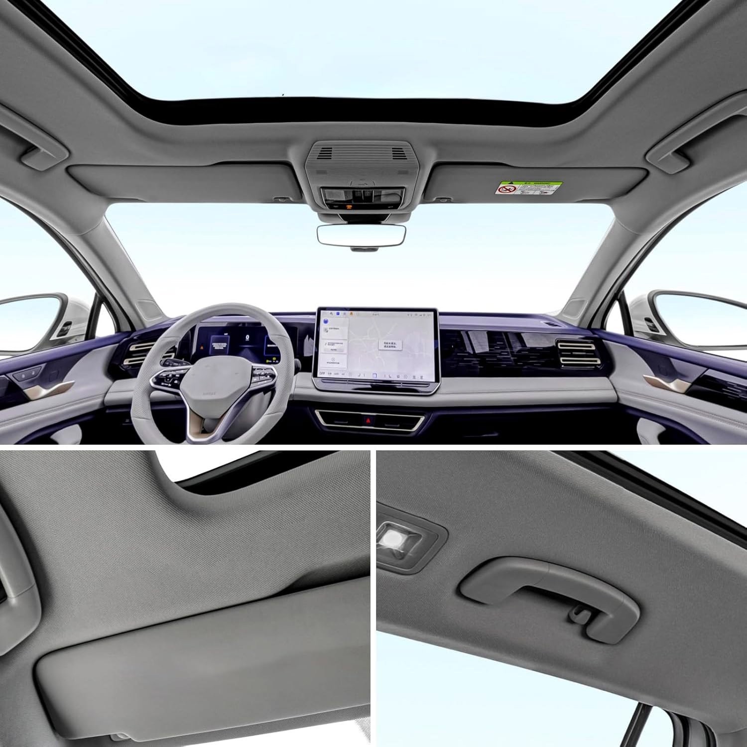 Gray Automotive Interior Headliner Repair Materials for All Vehicles Boat Home