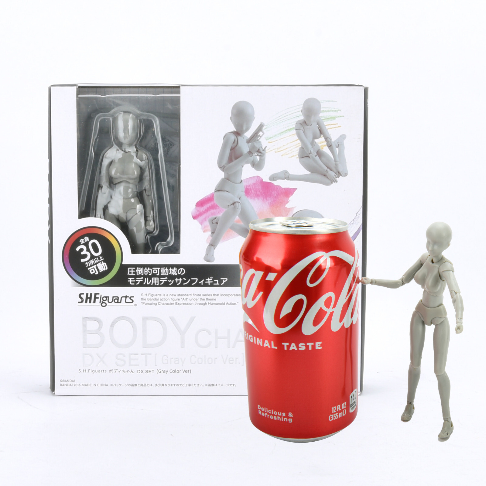 Body Kun DX Blockhead Joint Mannequin Drawing Action Figure Human Female Gray