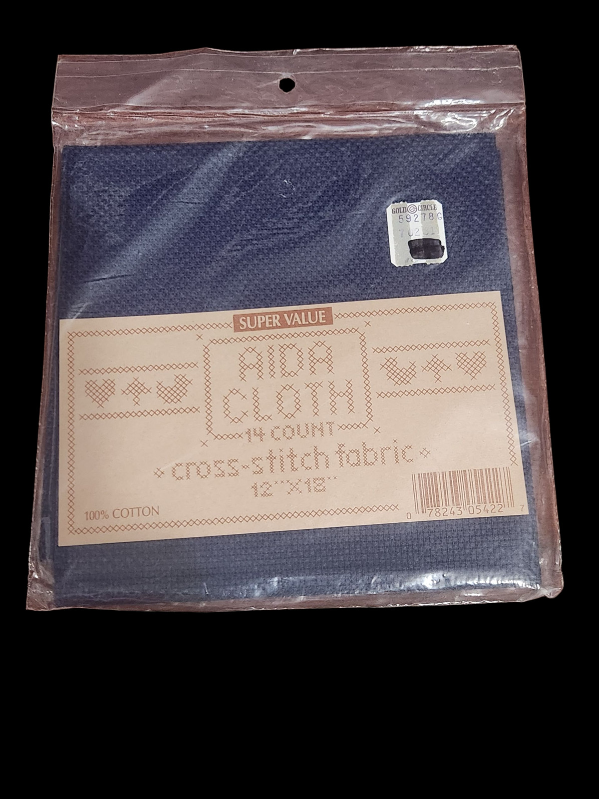 Cross Stitch 14 Count Aida Cotton Cloth Assorted Makers & Colors 12×18″ NIP