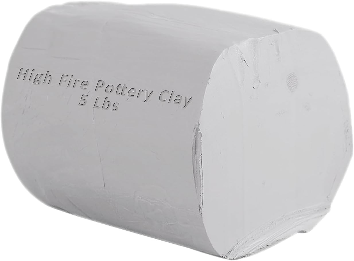Mid High Fire Stoneware Pottery Clay 5 Lbs Cone 6-10 for Wheel Throwing