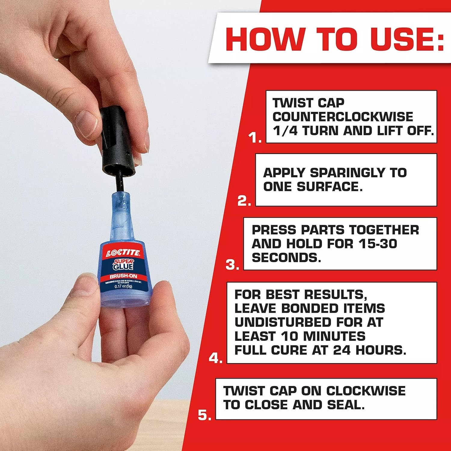 Fast-Setting Clear Super Glue Brush-On 6 Pack – All-Purpose Adhesive Solutions