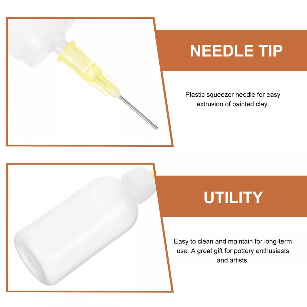 30ml Precision Applicator Bottles, 20Pcs Needle Tip Squeeze Bottle Small Squeeze