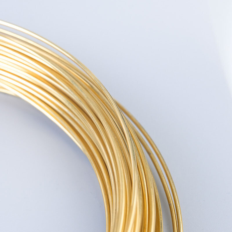 Solid Pure Brass/Red Copper Round Wire Soft Uncoated Wire Diameter 0.2mm~5mm