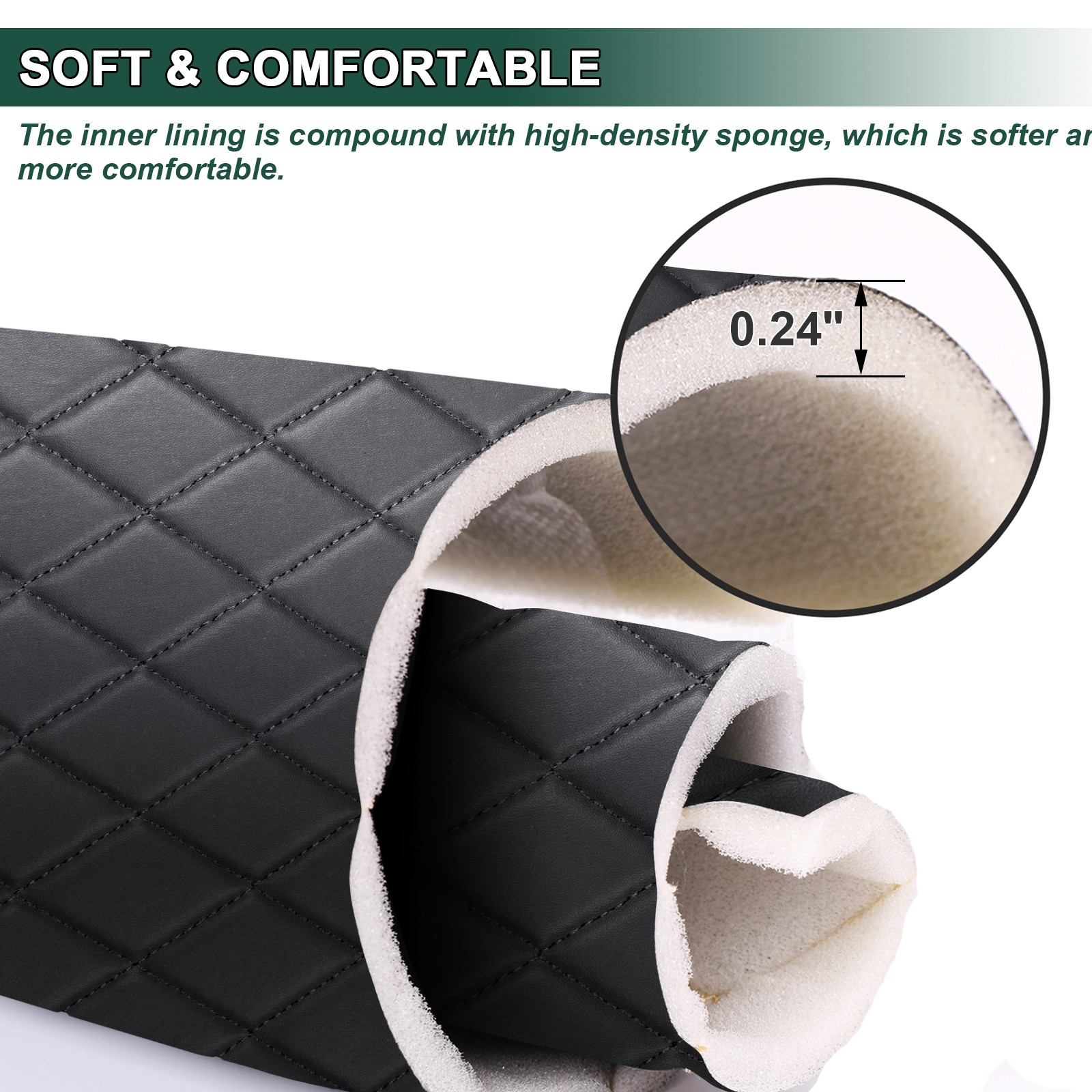 Vinyl Faux Leather Car Upholstery Fabric Foam Backed Headliner Sold By Yard