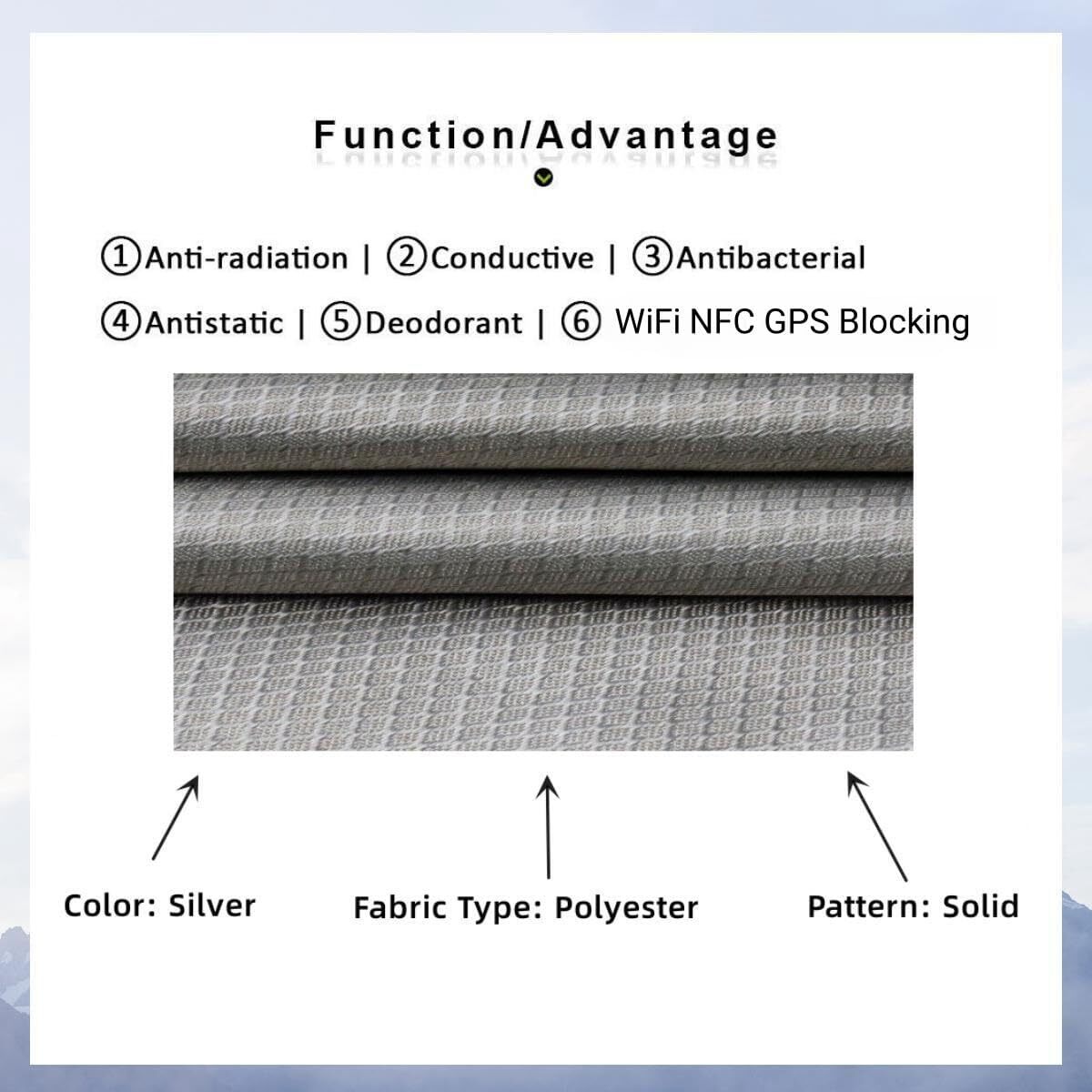 Pure Faraday Copper Fabric EMF 99.95% Radiation Shielding Signal Block 43″ Width