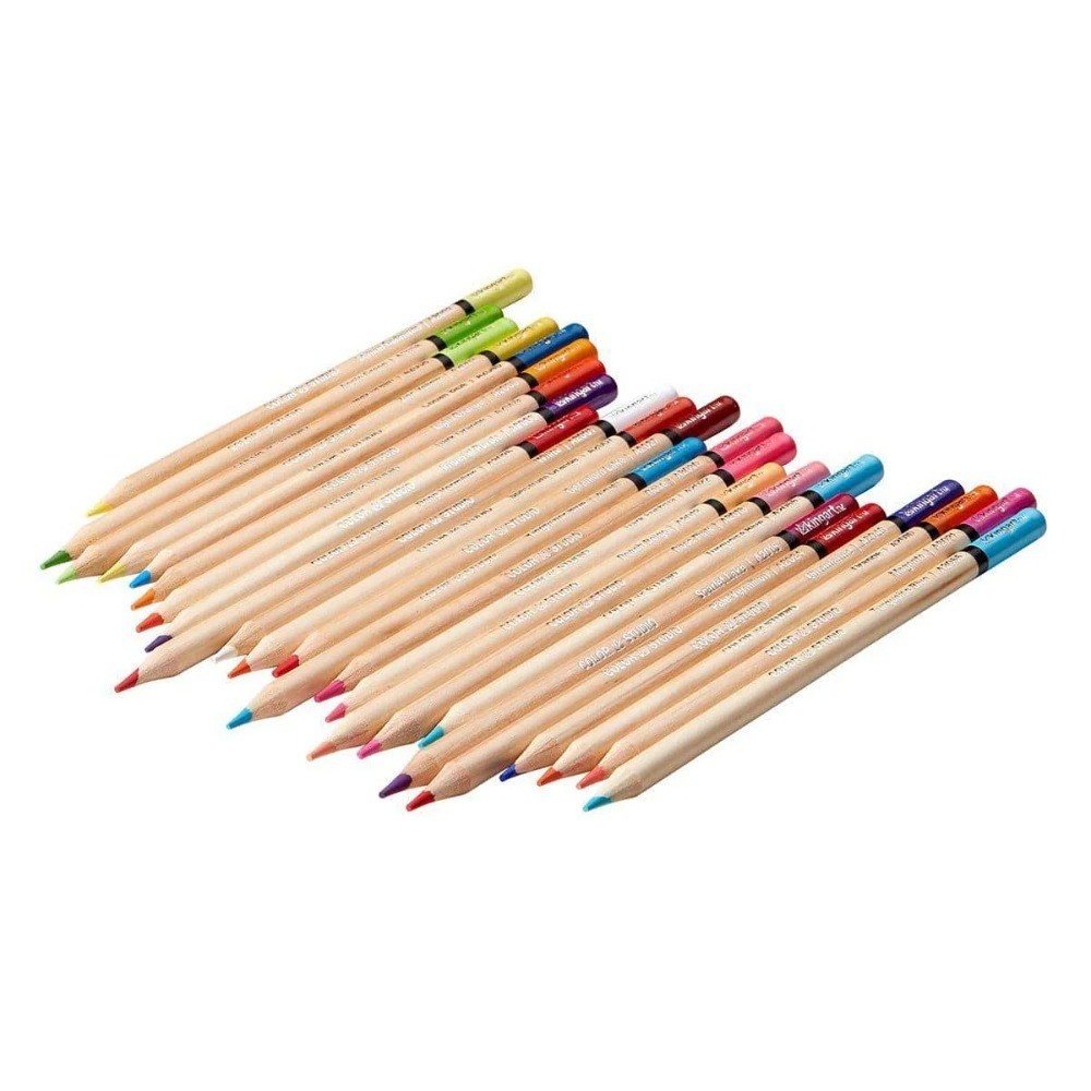 Soft Core Colored Pencils Set of 36 Vibrant Colors for Drawing and Adult