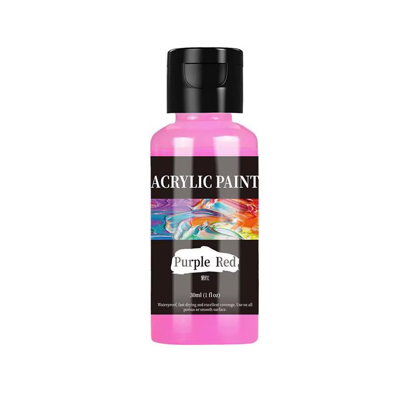 30ml Acrylic Paint for Fabric Leather DIY Pigment Graffiti Art US