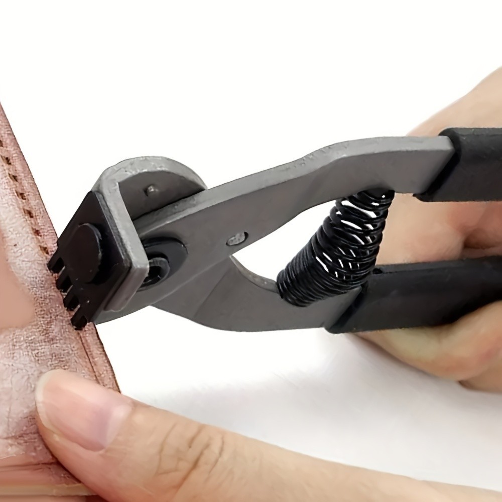 Leather Hole Punch Plier – Handheld Tool for DIY Leather Craft & Belt Punching