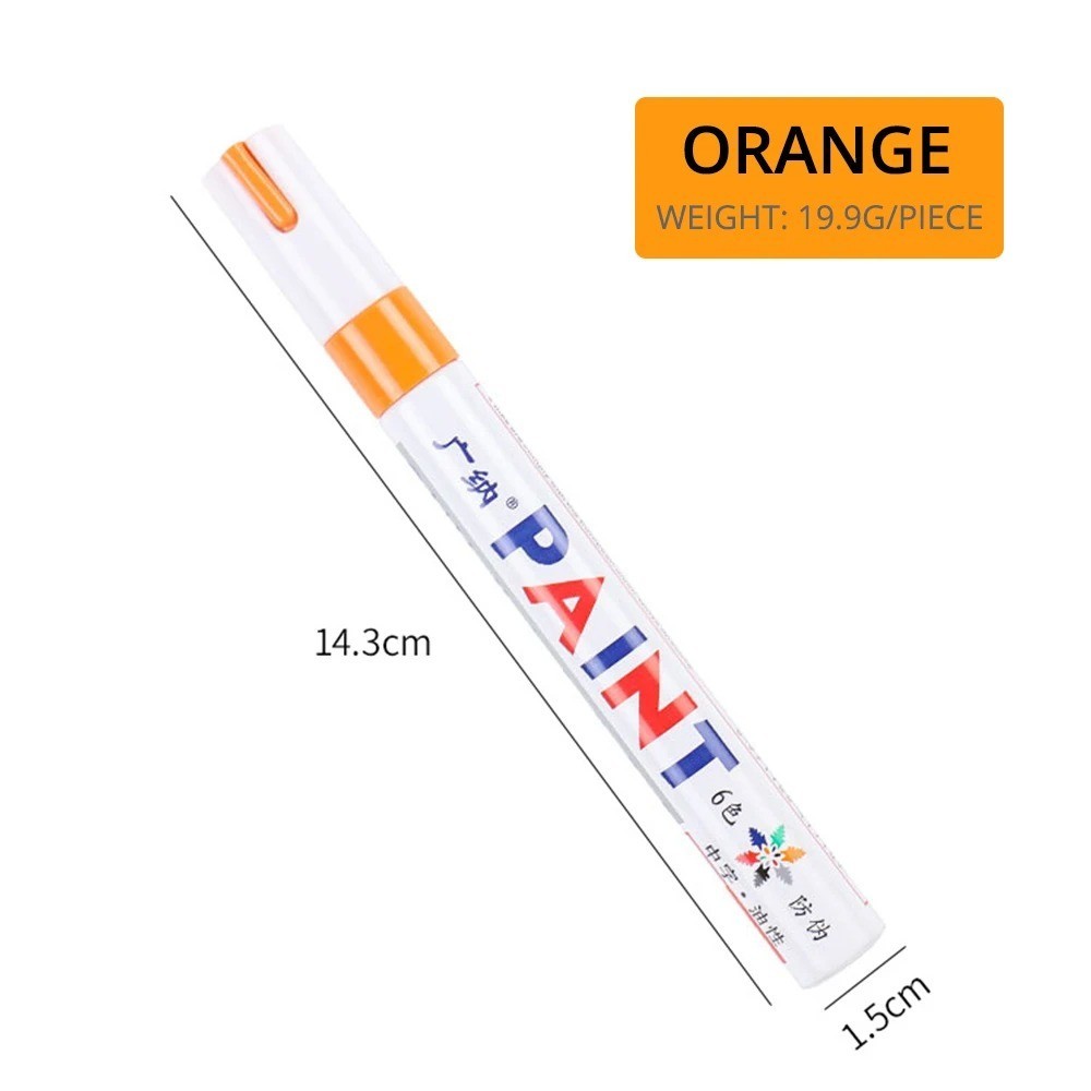 Waterproof Permanent Paint Marker Pen Ink Car Tire Tread Rubber Metal Mechanic