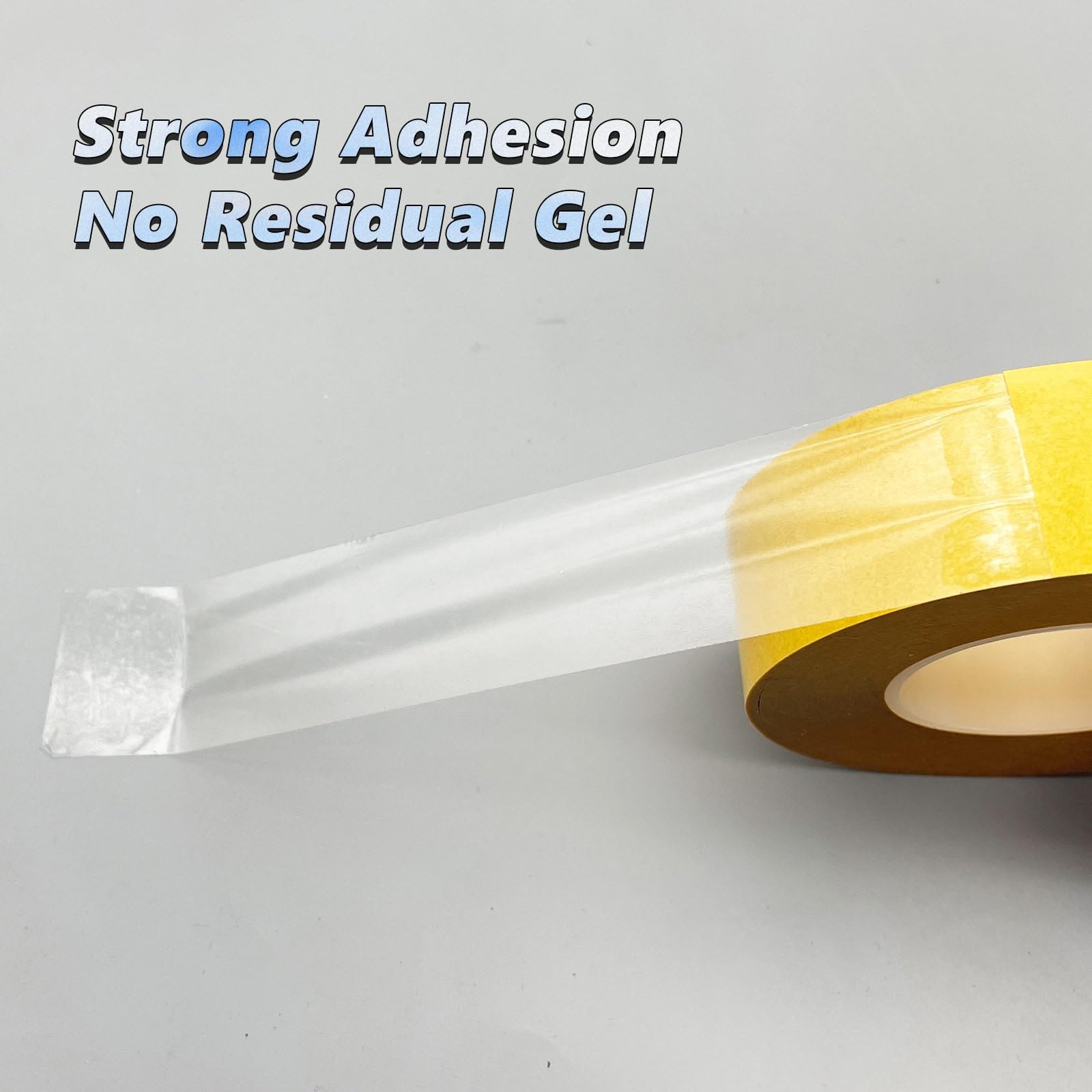 Double Side Tape Heavy Duty, 1â€ x 66ft Ultra-Thin Clear Two Sided Tape, Stron