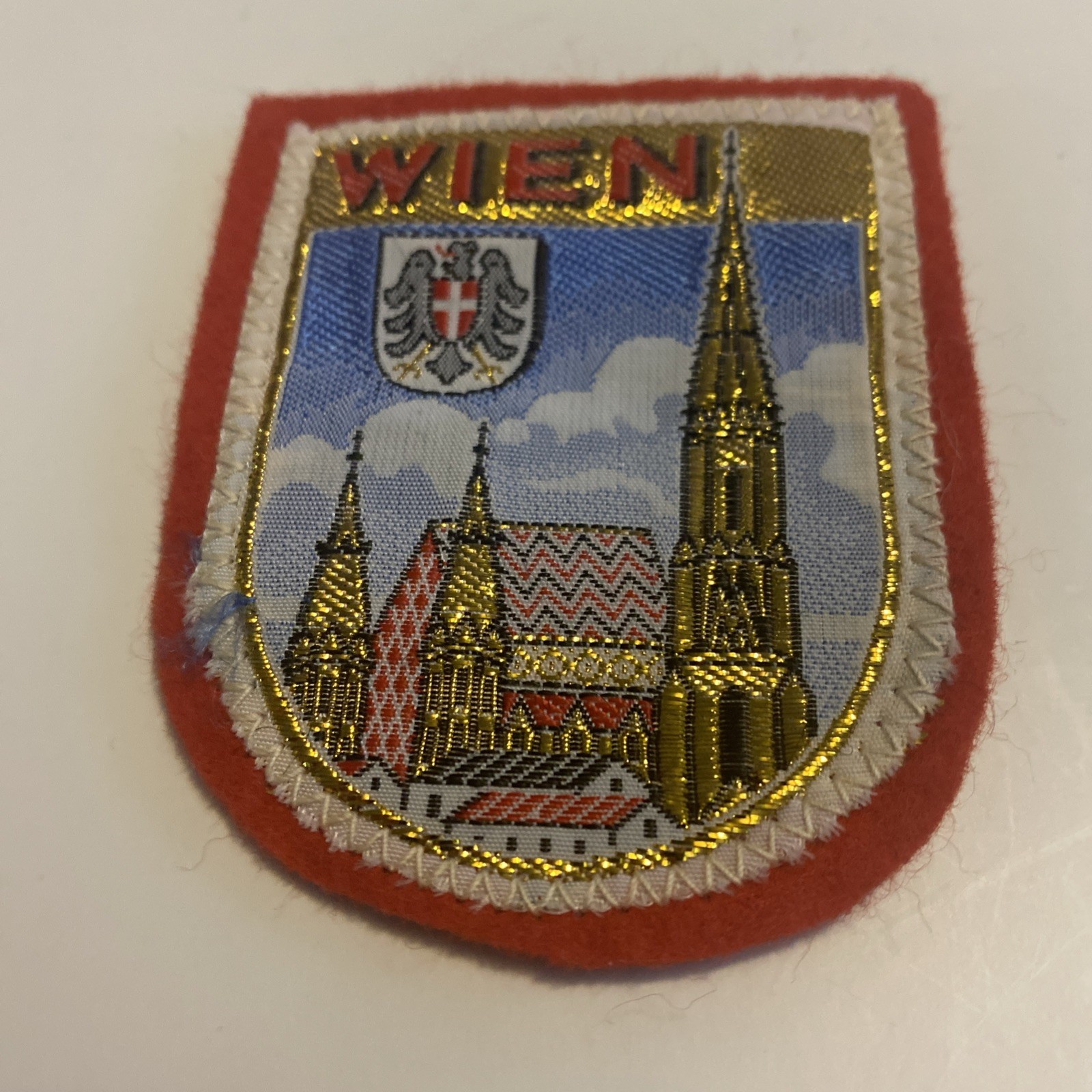 VTG WEIN Austria Sew On Felt Patch