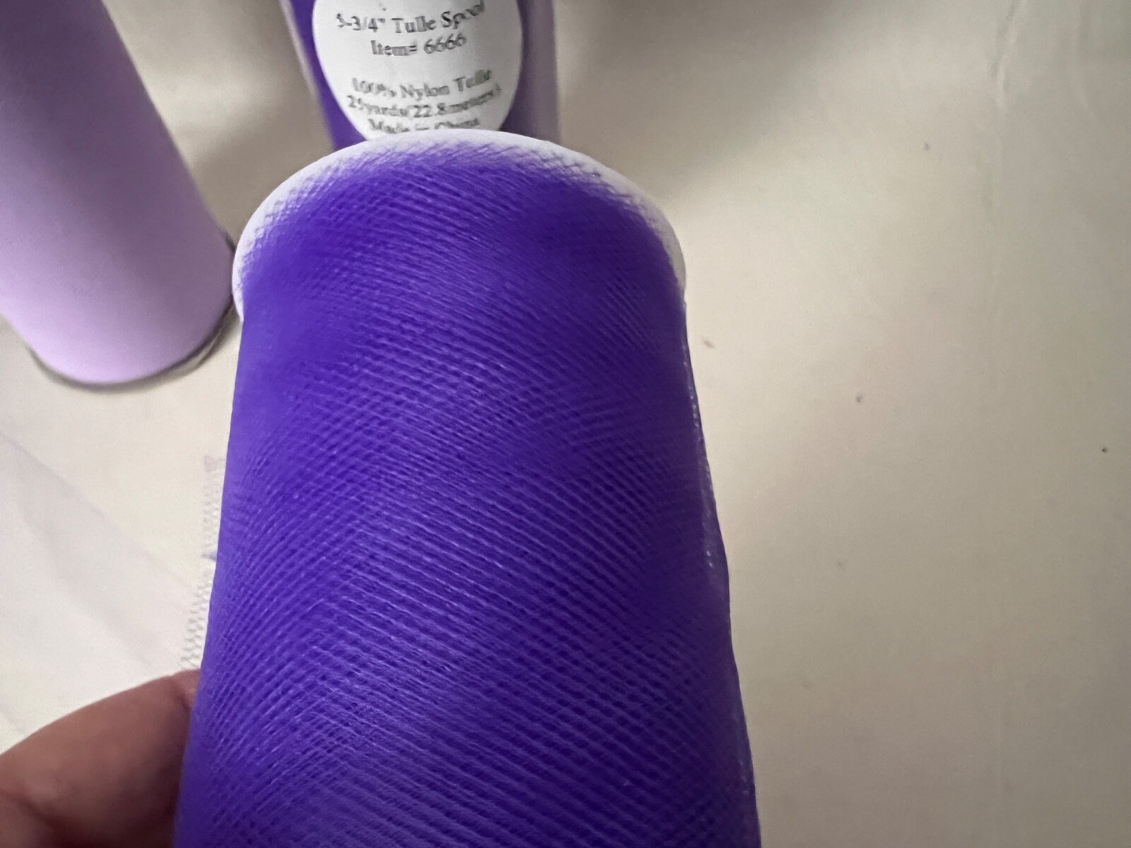 Wilton Tulle Lot of 3 Spools 1 Lavender 2 Purple NEW!