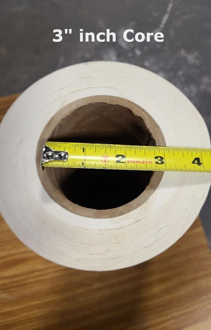 1.0 mil White Opaque Mounting Laminate Two-Sided Permanent Self-Adhesive