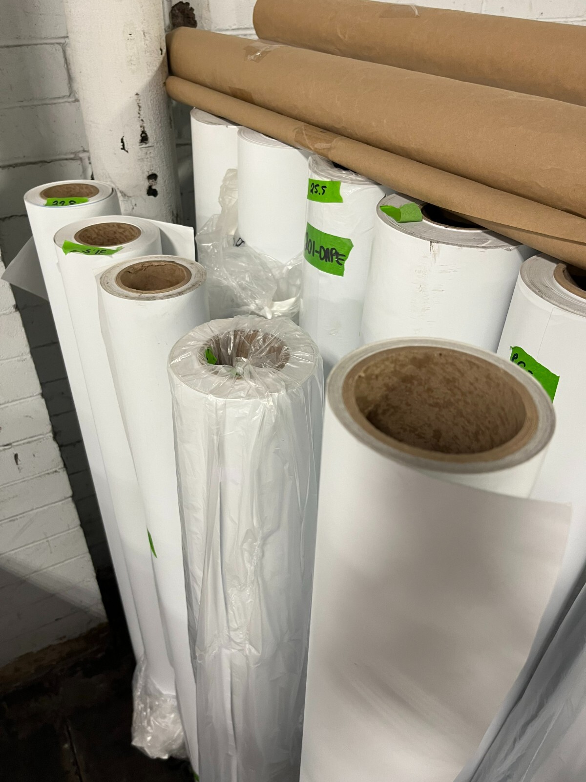 White Polypro Tear-Resistant Banner Roll Film Inkjet 8mil (Pick Size & Finish)