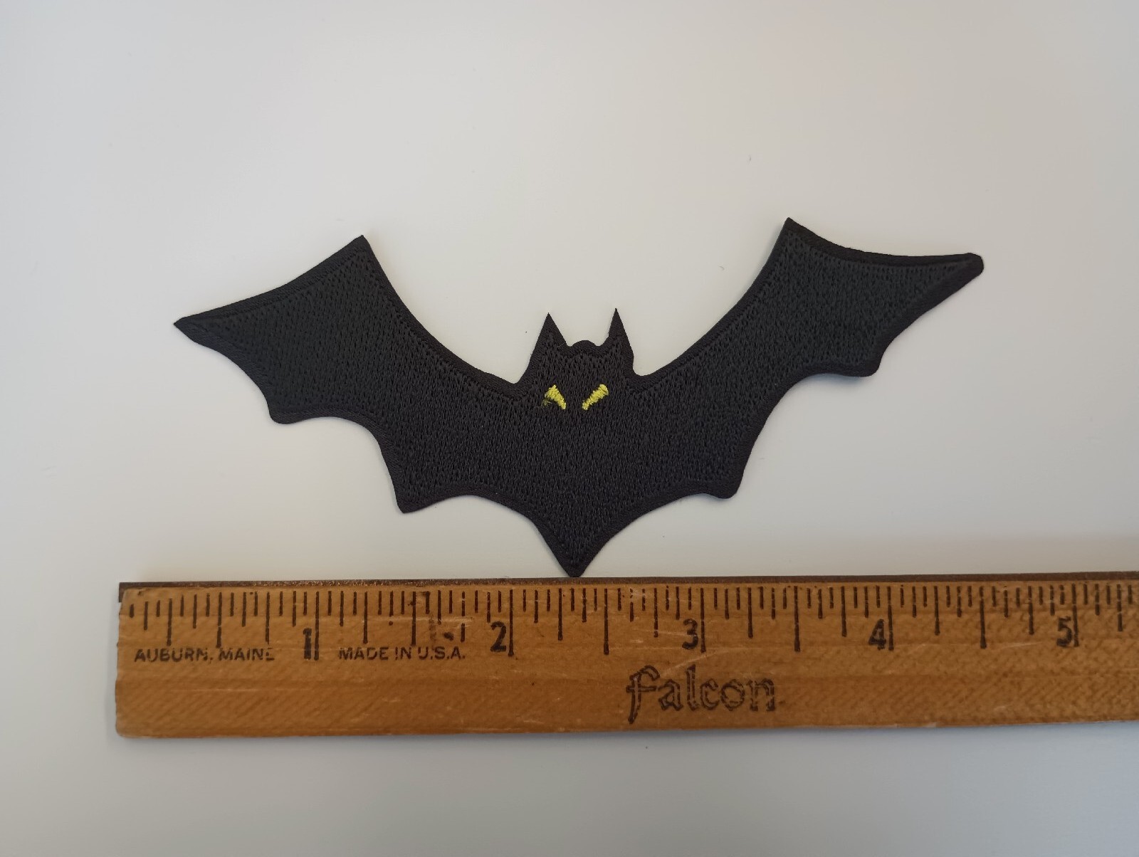 Flying Bat 4.5 Inch Iron On Patch