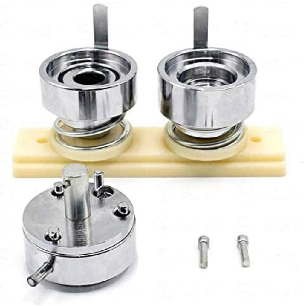 32MM (1¼ INCH) Interchangeable Round Die Mould DIY Button Badge Maker w/ABS Slid