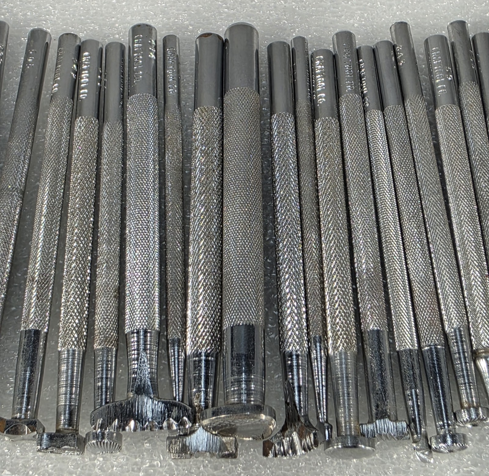 Vintage Craftool Co. Pre-1963 Leather Stamp Tools Lot of 35ea. No Letter Nice!
