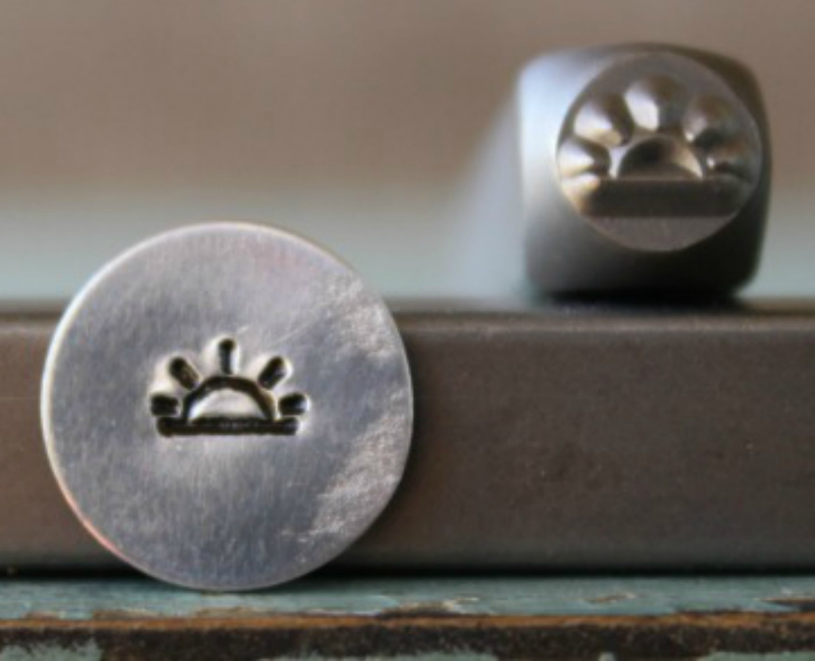 SUPPLY GUY 5mm Sunrise/Sunset Metal Punch Design Stamp SGCH-308