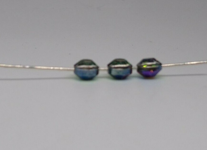 12pc Swarovski Crystal Vitrail Medium Lentil 5100 Beads; 2 Sizes: 6mm or 8mm