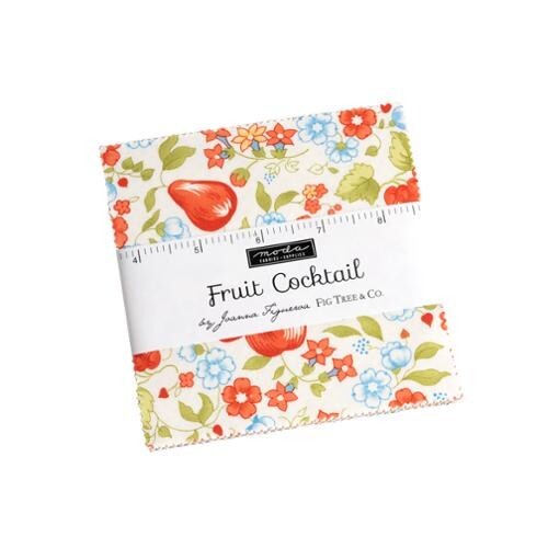 Moda Fig Tree’s Fruit Cocktail Charm Pack 42 Fabric 5″ Sqs LAST!!