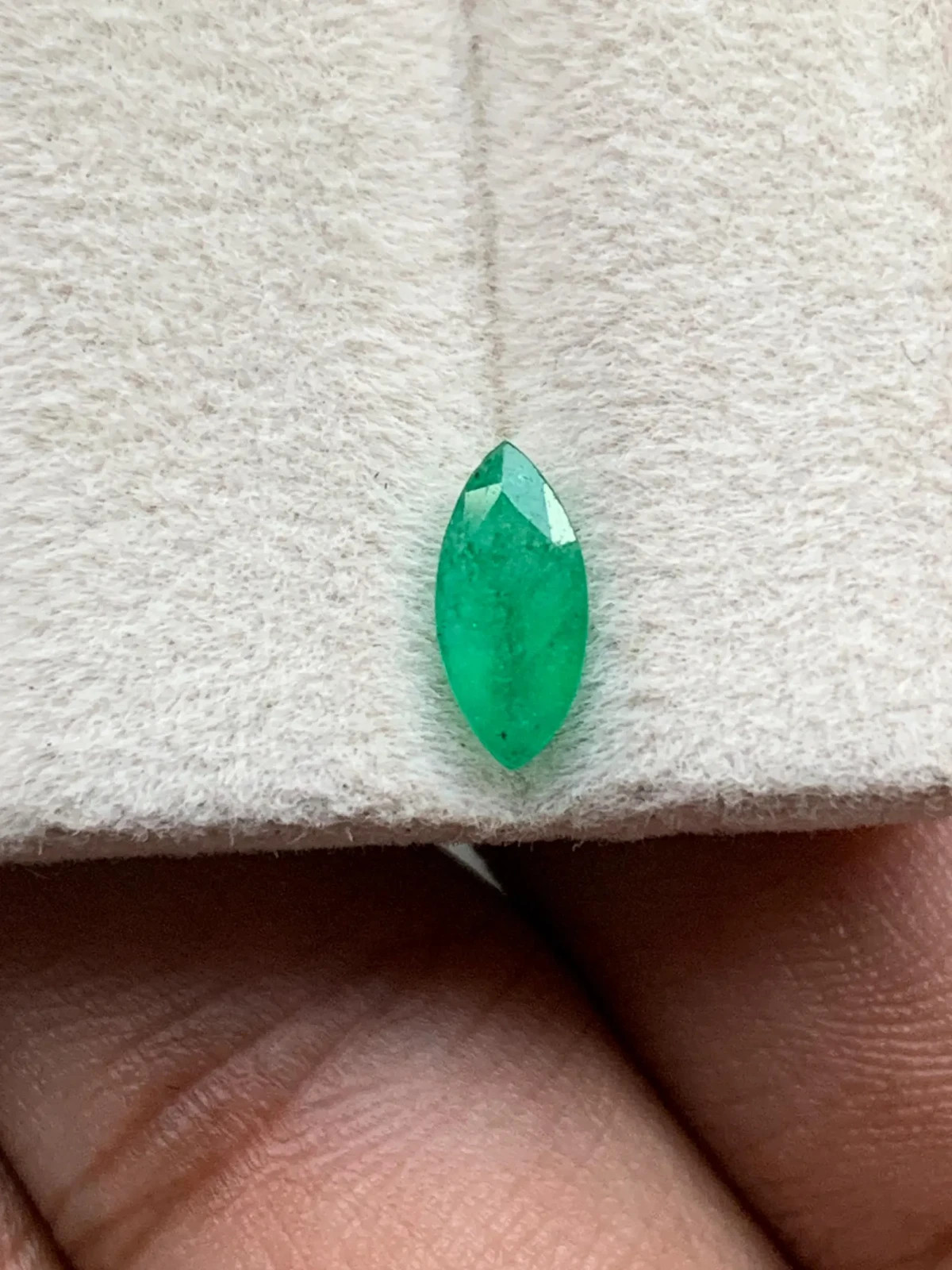 0.61 Carat Natural Zambia Emerald Marquise Cut 8×4 MM Loose Gemstone Jewelry