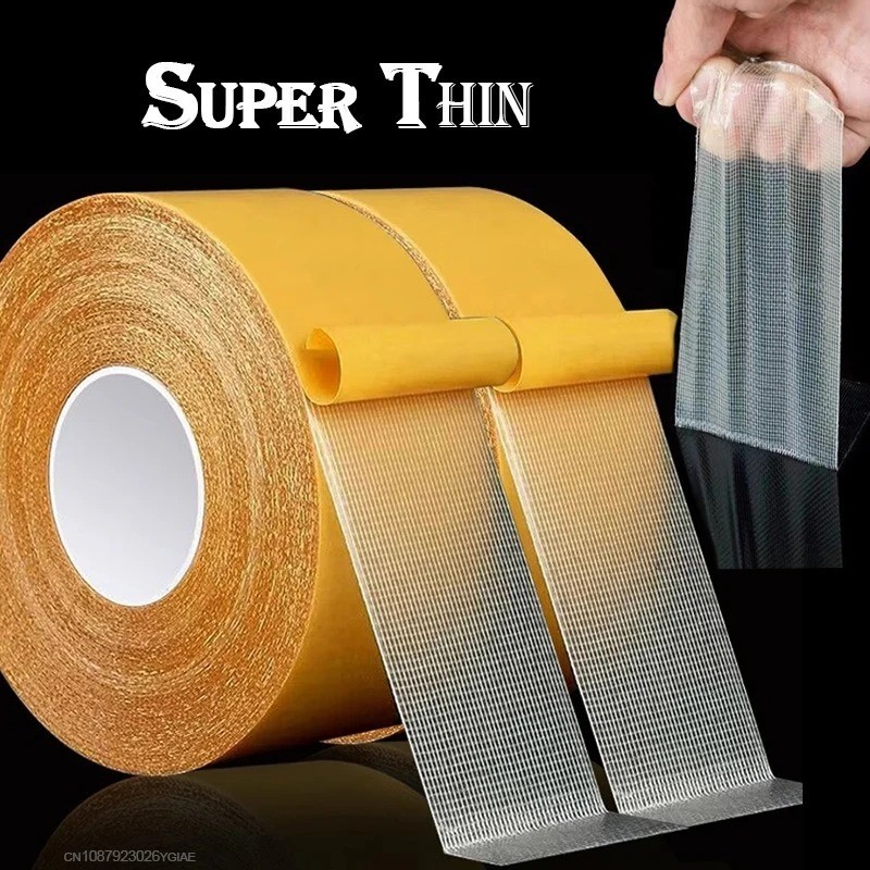 Extra Strong Double-Sided Mesh Tape – Waterproof Adhesive for Carpet & Repair