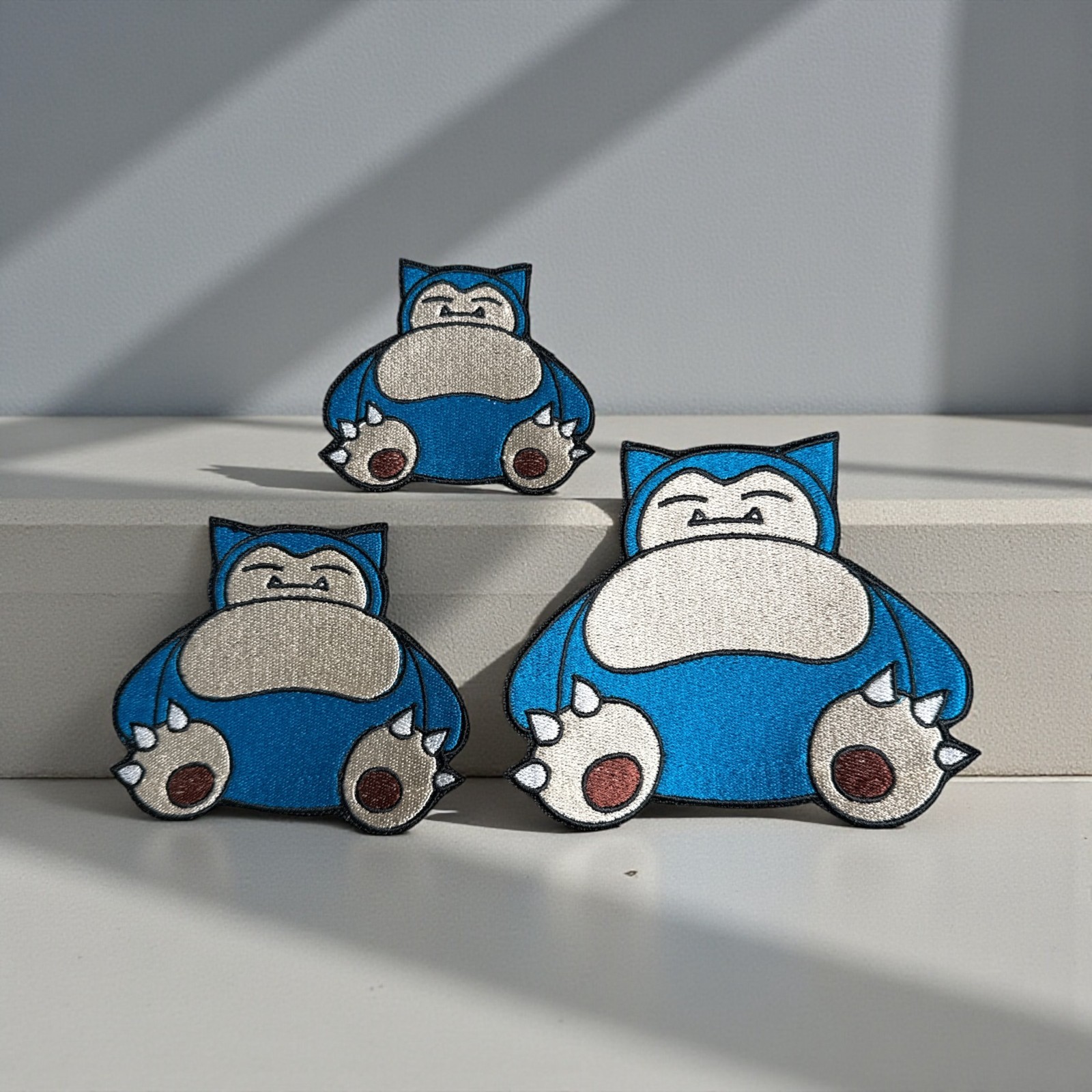 Snorlax Pokemon Embroidery Patch Multi Sizes 2.86″ – 4.75″