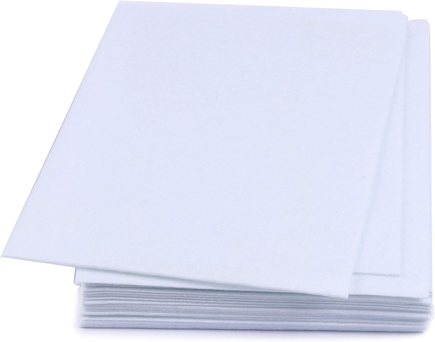 Stiff Felt Sheets Thick Felt 9 Inch X 12 Inch – 30 Pcs Pack, White