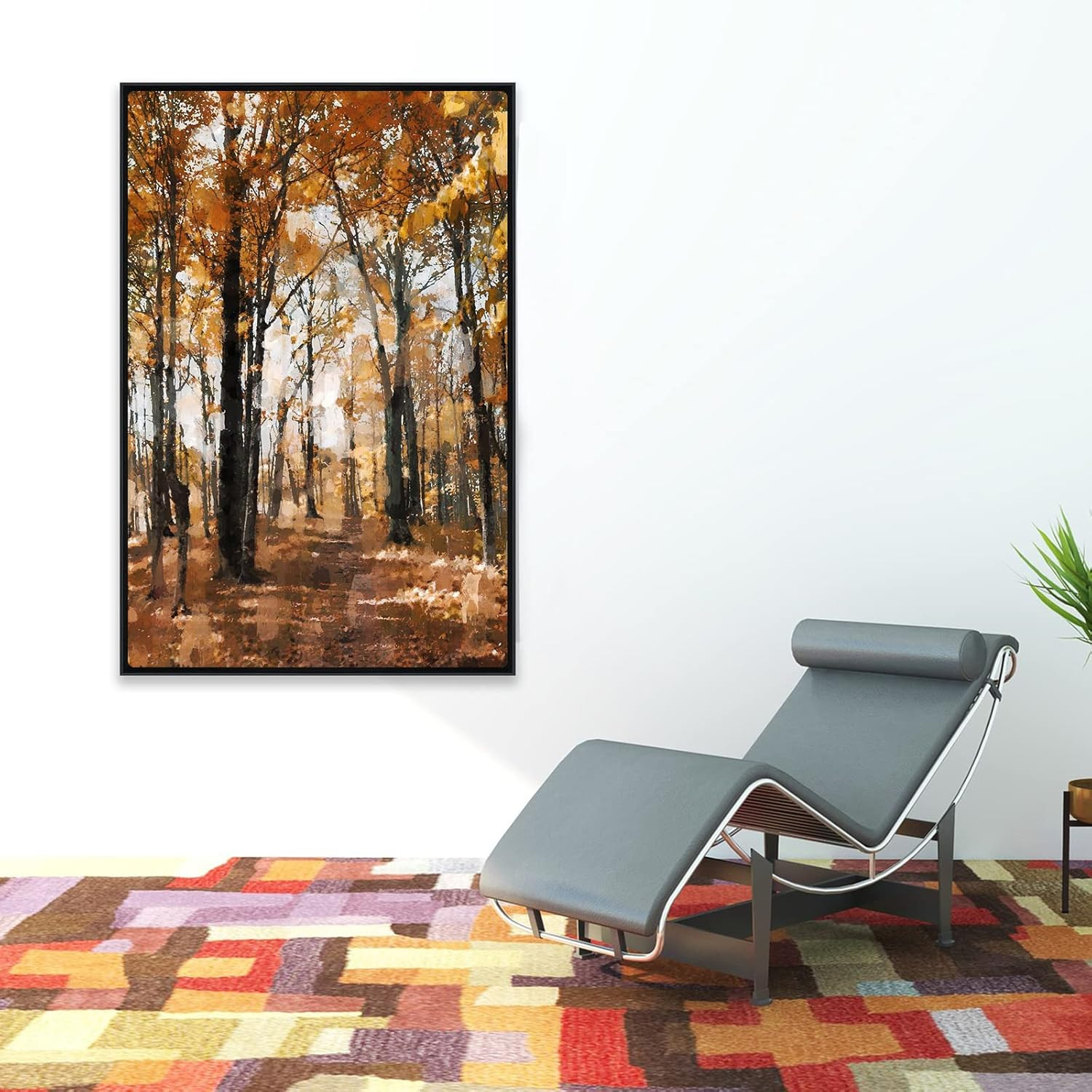 Floater Frame for 24X48 Canvas Paintings, 1.5” Deep DIY Metal Canvas Floating Fr